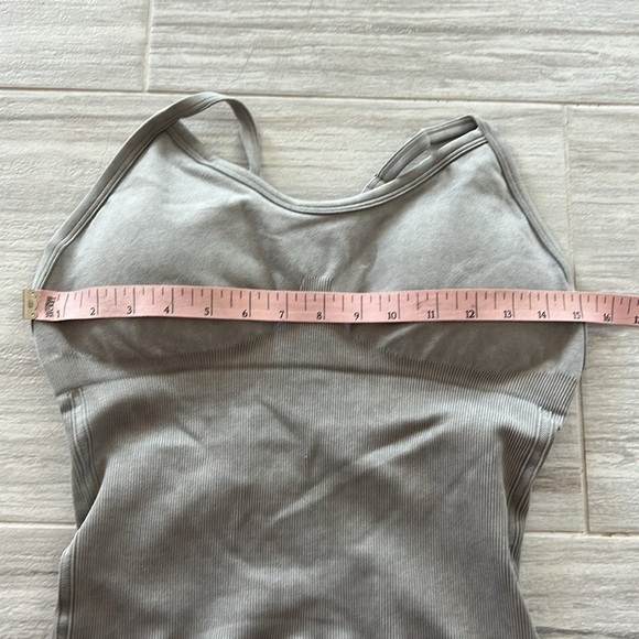 TLF Vintage Sand Sculpt Seamless Scrunch Butt Onesie tan large open back - Picture 12 of 13